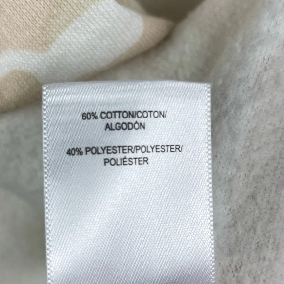 Lucky Brand Tan Neutral Camo Print Hooded Open Front Cardigan Sweater - Picture 2 of 11